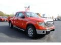 2013 Race Red Ford F150 XLT SuperCab  photo #3