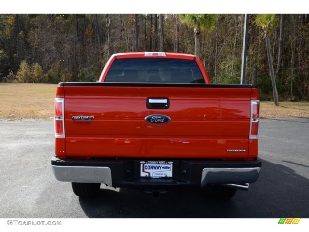 2013 F150 XLT SuperCab - Race Red / Steel Gray photo #6