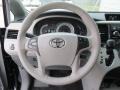 2014 Toyota Sienna Dark Charcoal Interior Steering Wheel Photo