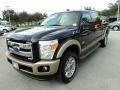 2012 Tuxedo Black Metallic Ford F250 Super Duty King Ranch Crew Cab 4x4  photo #17