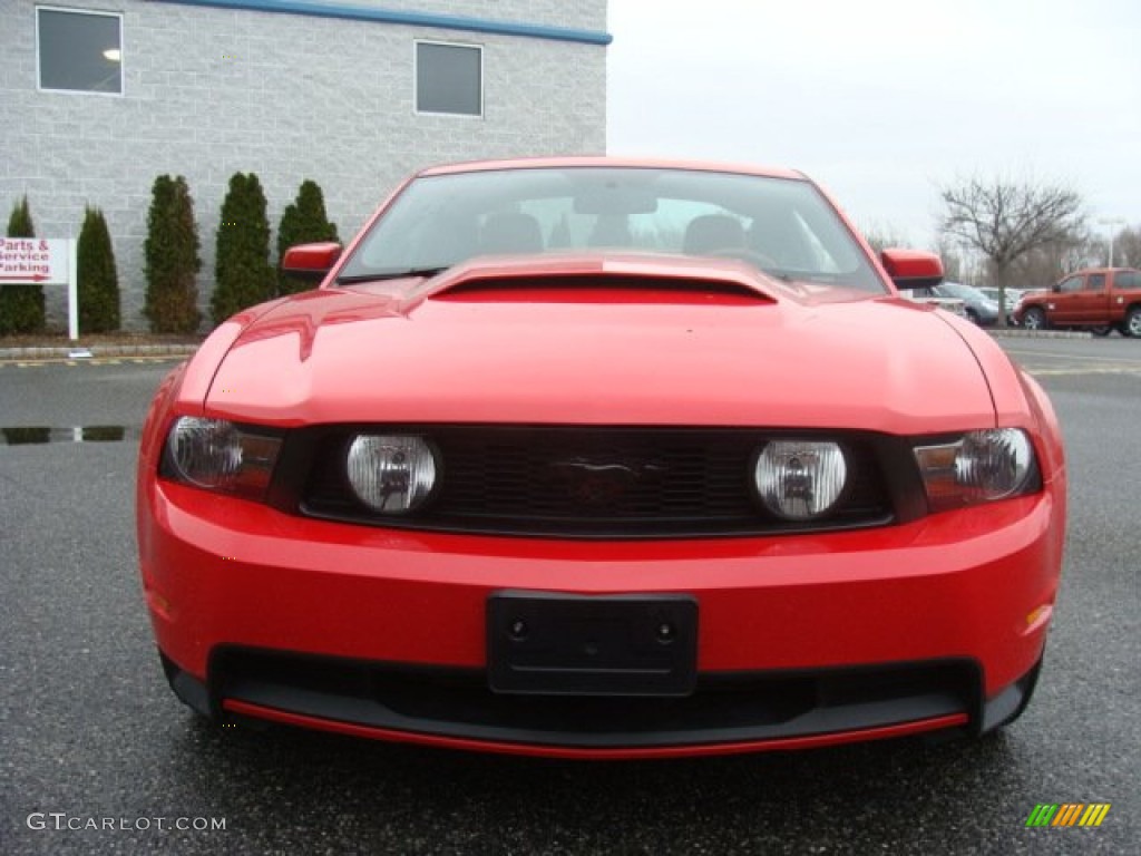 2010 Mustang GT Premium Coupe - Torch Red / Brick Red photo #2