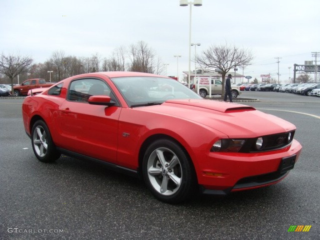 Torch Red 2010 Ford Mustang GT Premium Coupe Exterior Photo #88555685