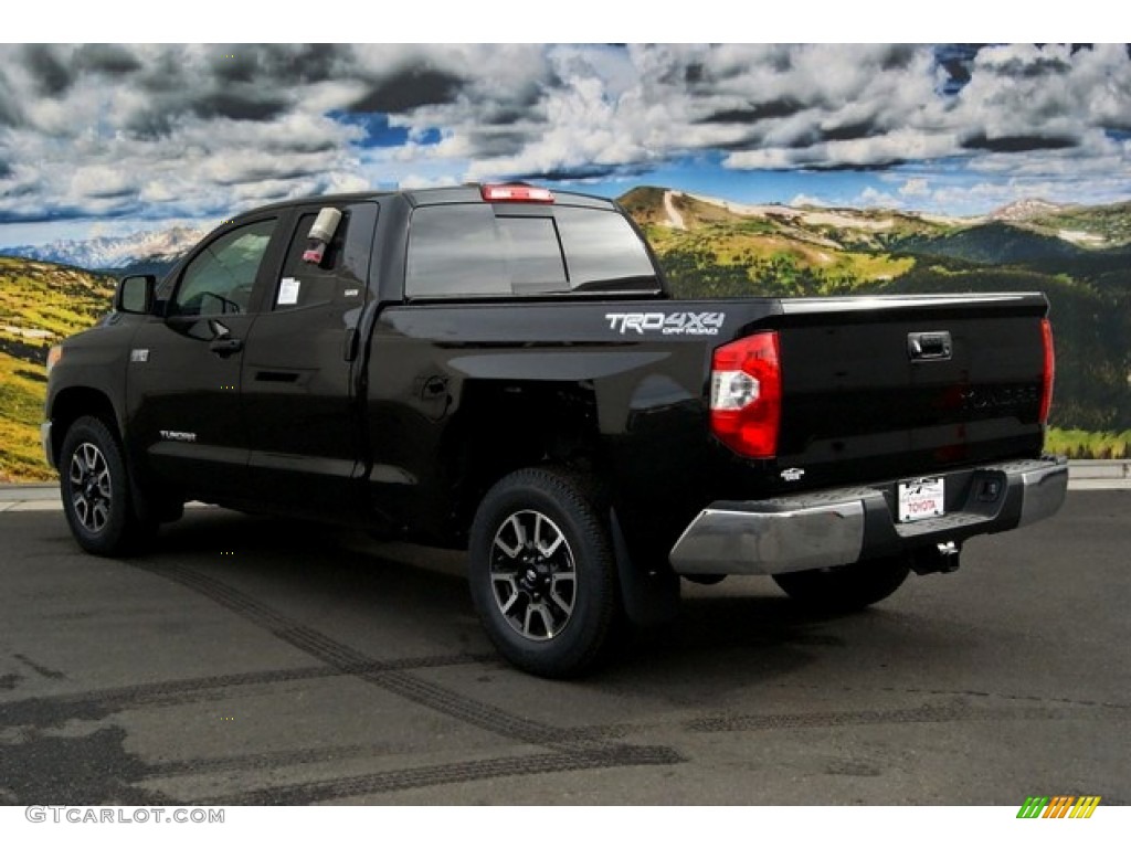 2014 Tundra SR5 Double Cab 4x4 - Black / Black photo #3