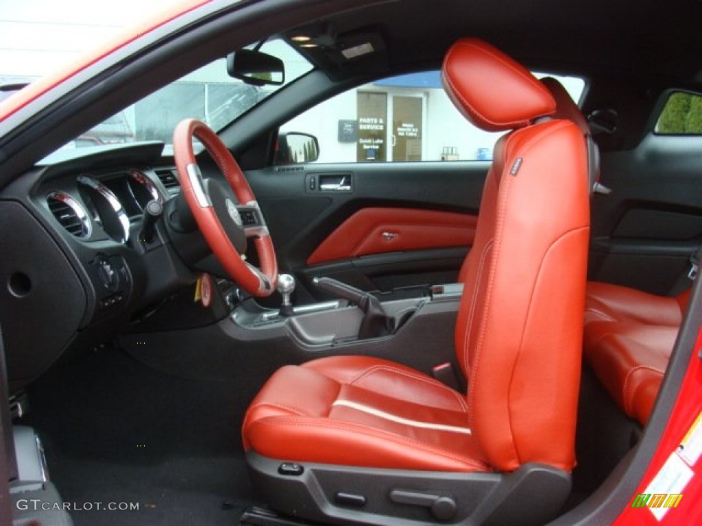 2010 Ford Mustang GT Premium Coupe Interior Color Photos