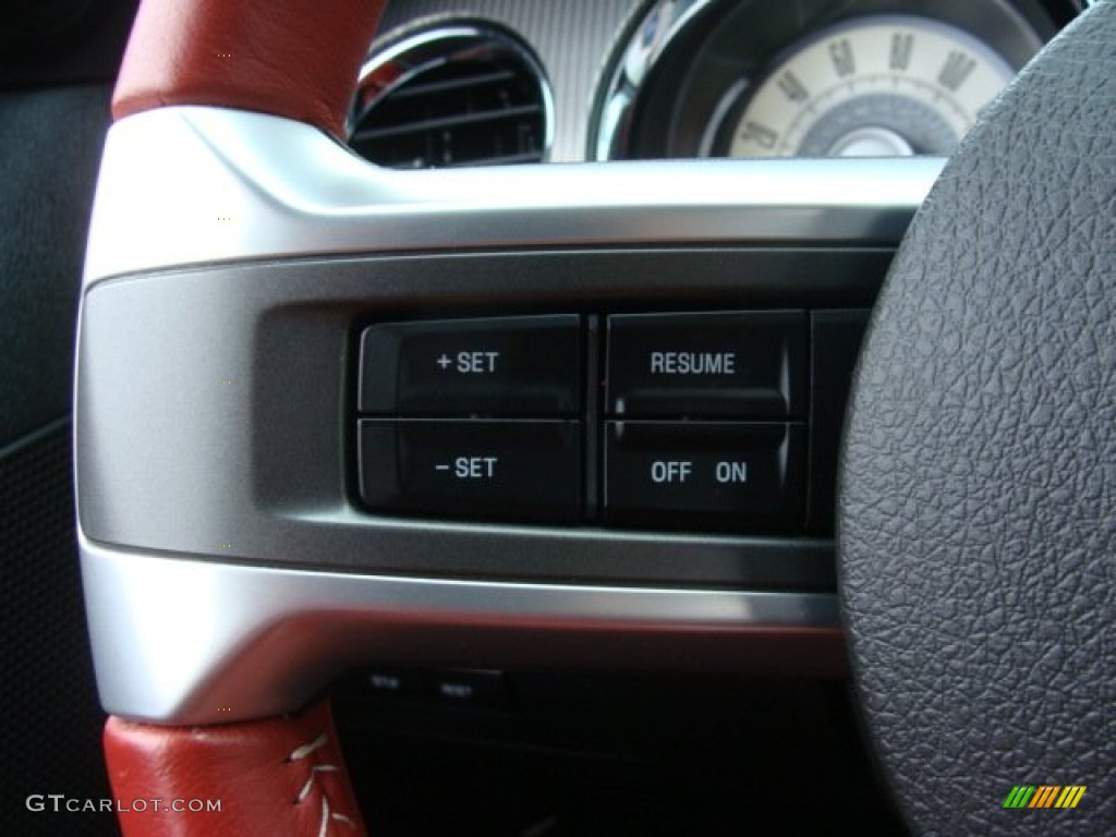 2010 Ford Mustang GT Premium Coupe Controls Photo #88555985