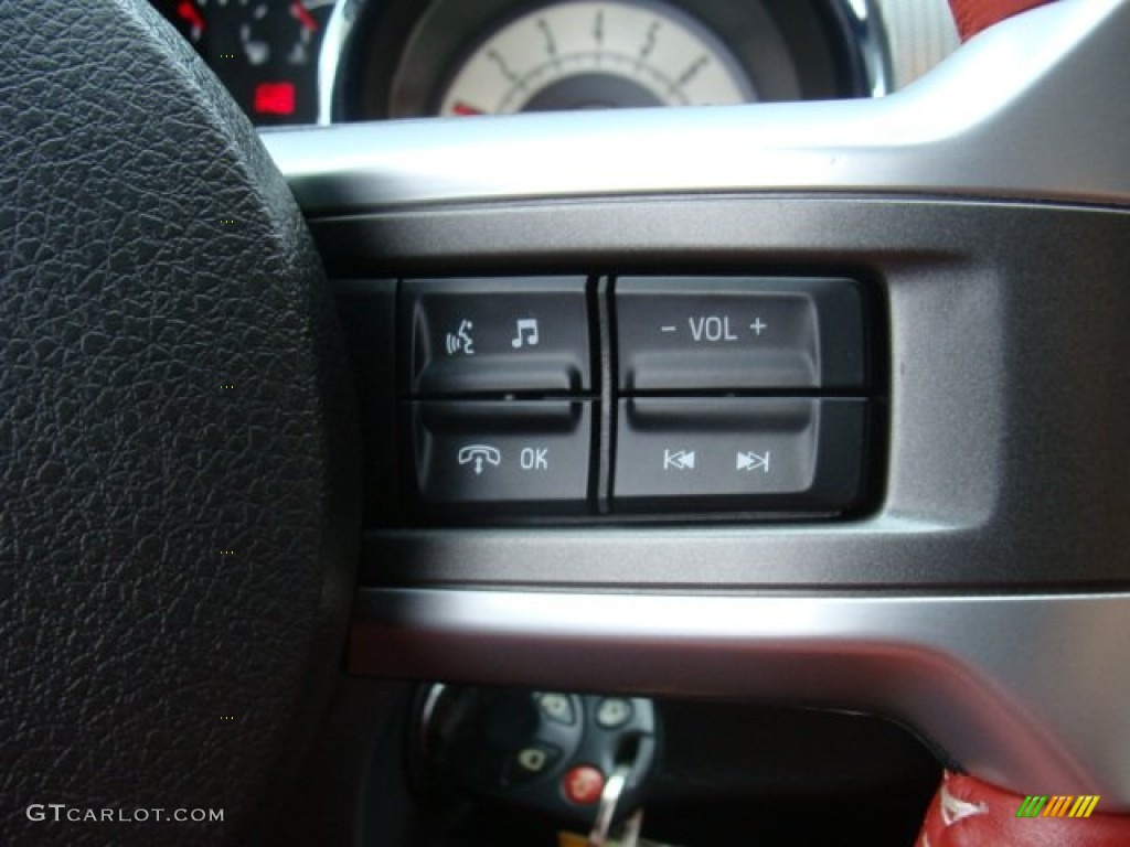 2010 Ford Mustang GT Premium Coupe Controls Photo #88555997