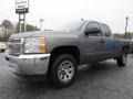 2013 Graystone Metallic Chevrolet Silverado 1500 LT Extended Cab  photo #3