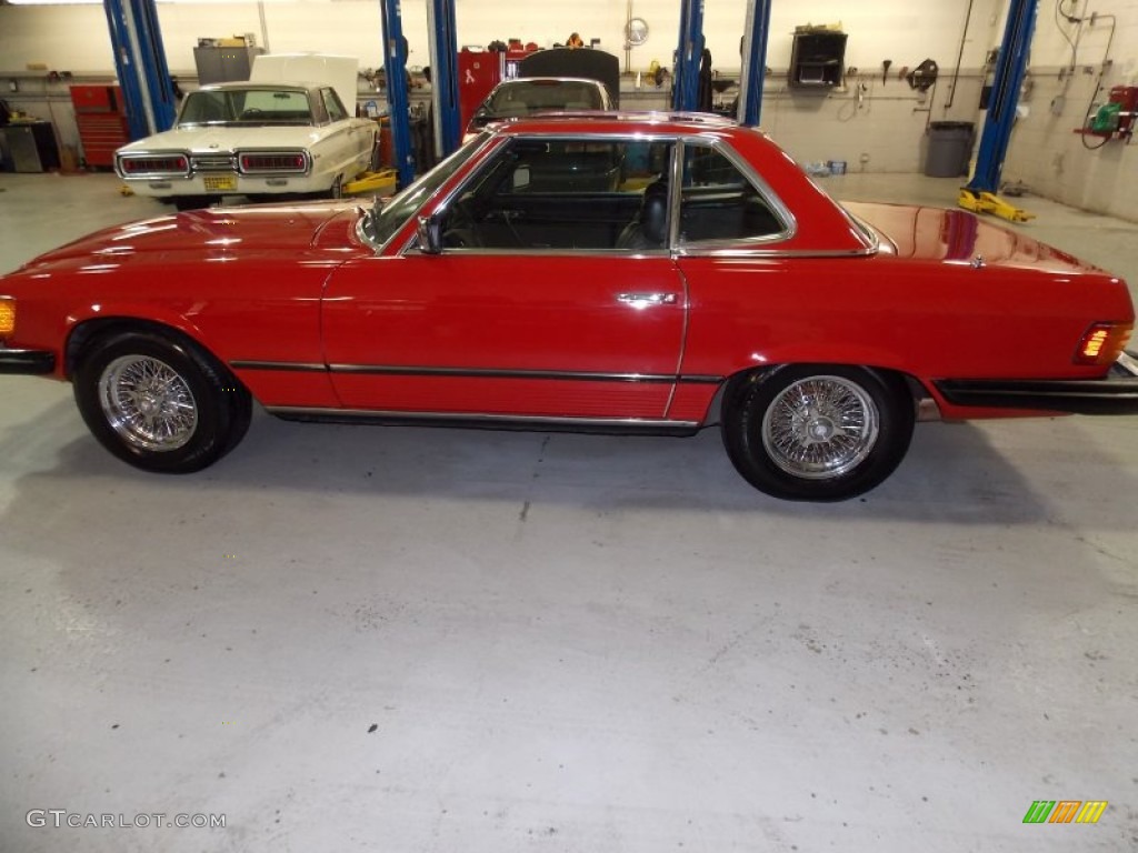 Signal Red 1977 Mercedes-Benz SL Class 450 SL roadster Exterior Photo #88556909
