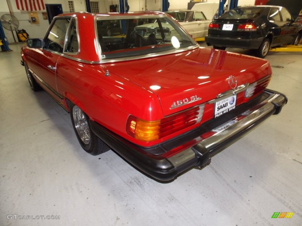 1977 SL Class 450 SL roadster - Signal Red / Black photo #3