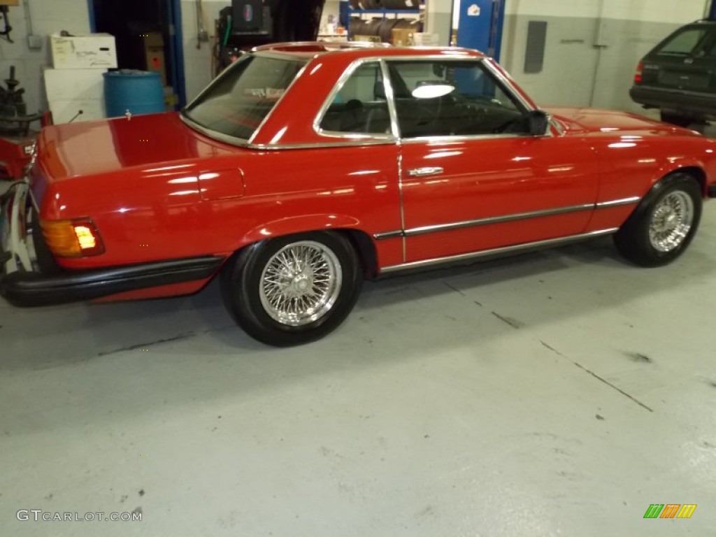 1977 SL Class 450 SL roadster - Signal Red / Black photo #5