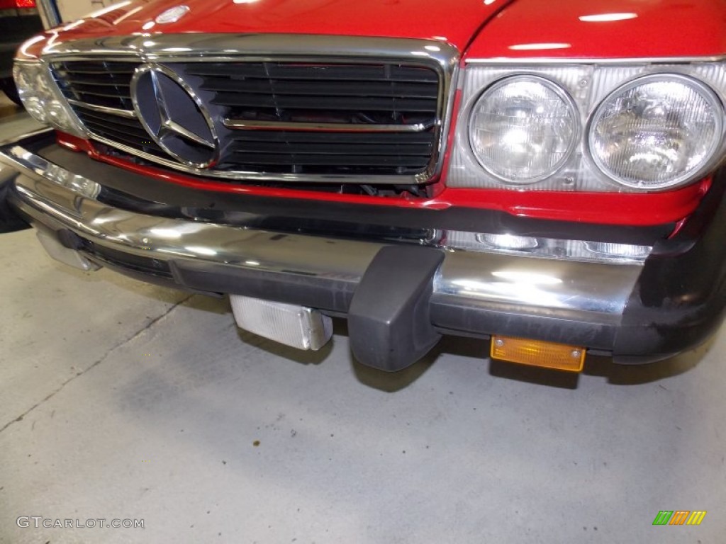 1977 SL Class 450 SL roadster - Signal Red / Black photo #9