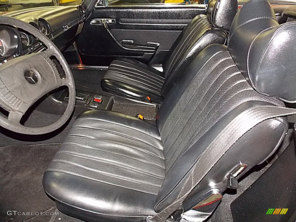 Black Interior 1977 Mercedes-Benz SL Class 450 SL roadster Photo #88557089