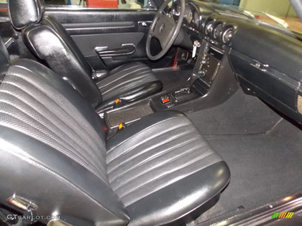 Black Interior 1977 Mercedes-Benz SL Class 450 SL roadster Photo #88557128