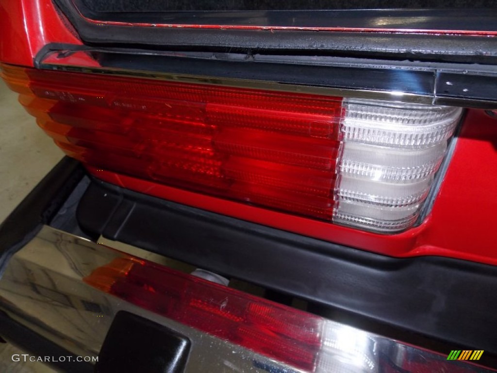 1977 SL Class 450 SL roadster - Signal Red / Black photo #26