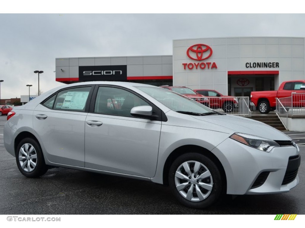 2014 Corolla LE - Classic Silver Metallic / Ash photo #1