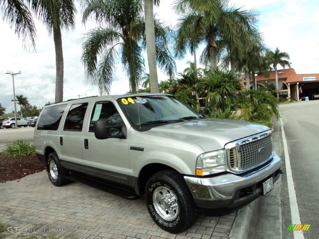 2004 Excursion XLT - Silver Birch Metallic / Medium Flint photo #1