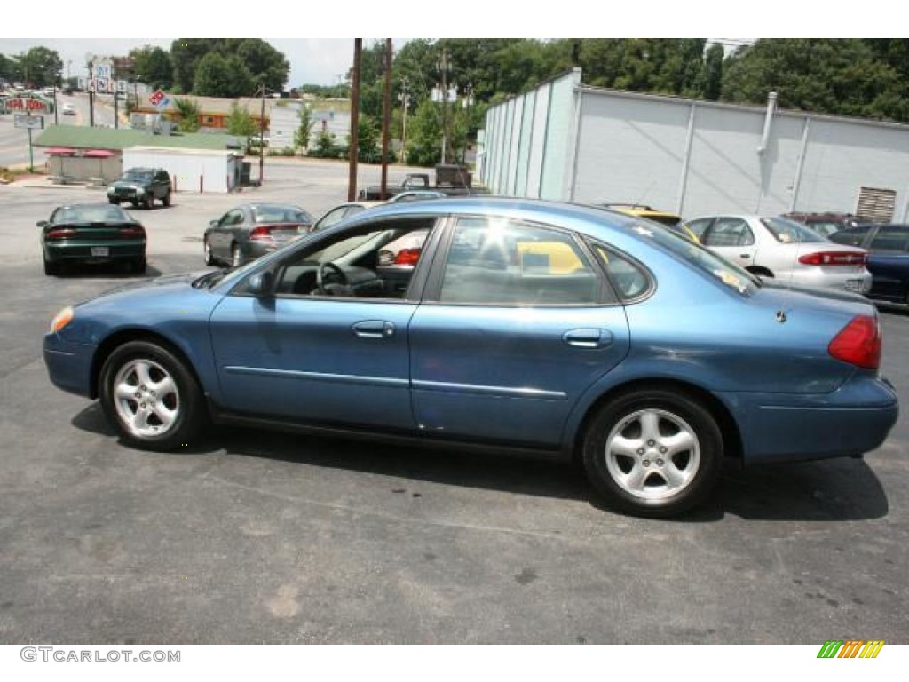 2002 Taurus SE - Blue Metallic / Medium Graphite photo #6