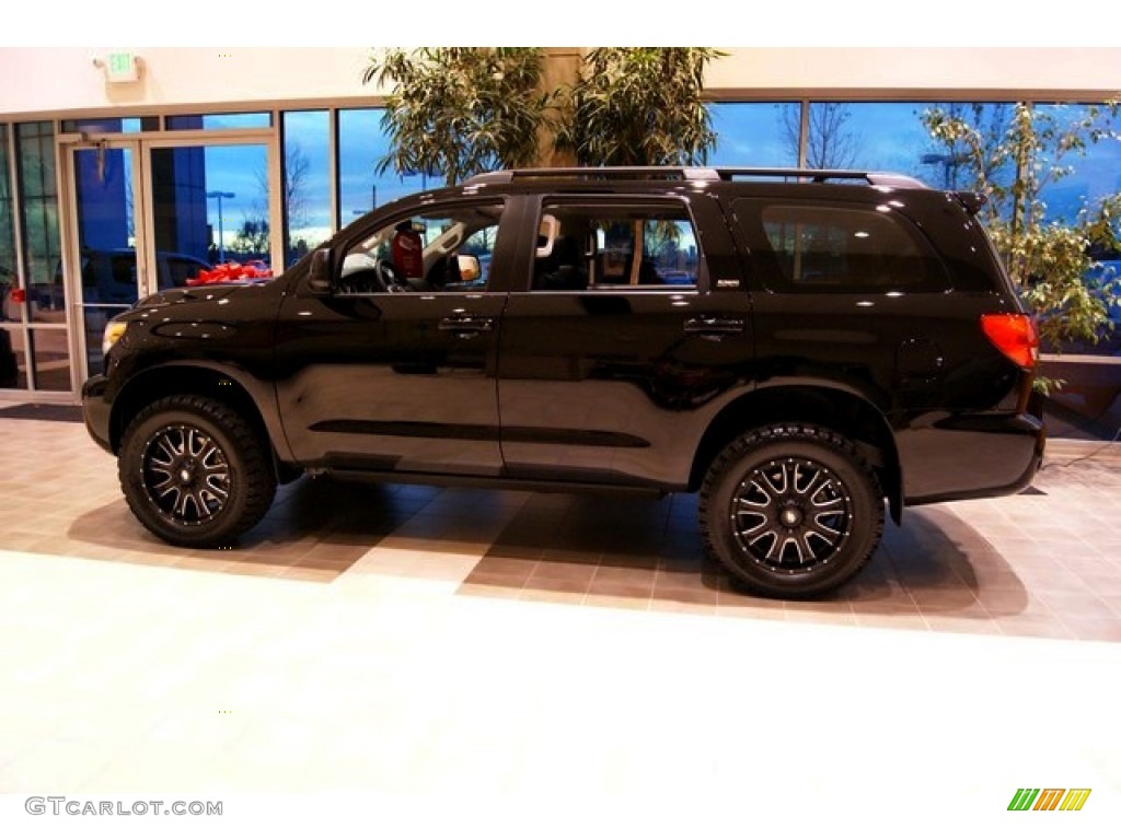 Black 2014 Toyota Sequoia SR5 4x4 Exterior Photo #88559080