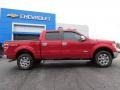 2012 Race Red Ford F150 Lariat SuperCrew 4x4  photo #8