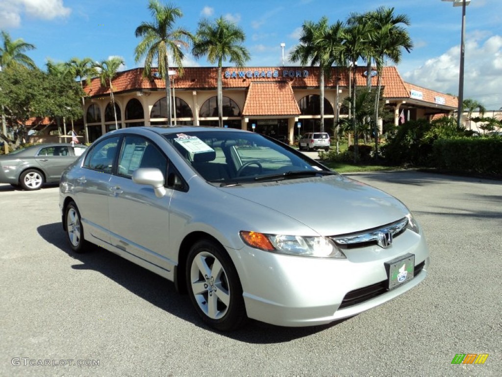 Alabaster Silver Metallic Honda Civic