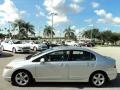 2007 Alabaster Silver Metallic Honda Civic EX Sedan  photo #12