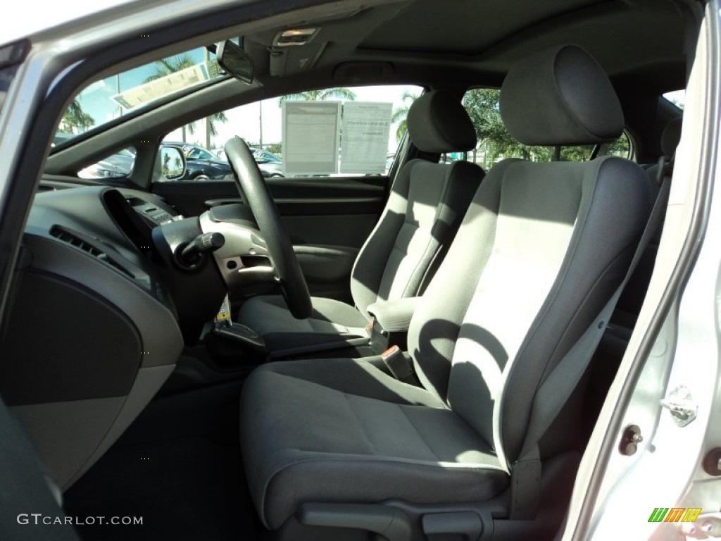 2007 Civic EX Sedan - Alabaster Silver Metallic / Gray photo #19
