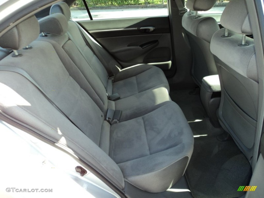 2007 Civic EX Sedan - Alabaster Silver Metallic / Gray photo #23