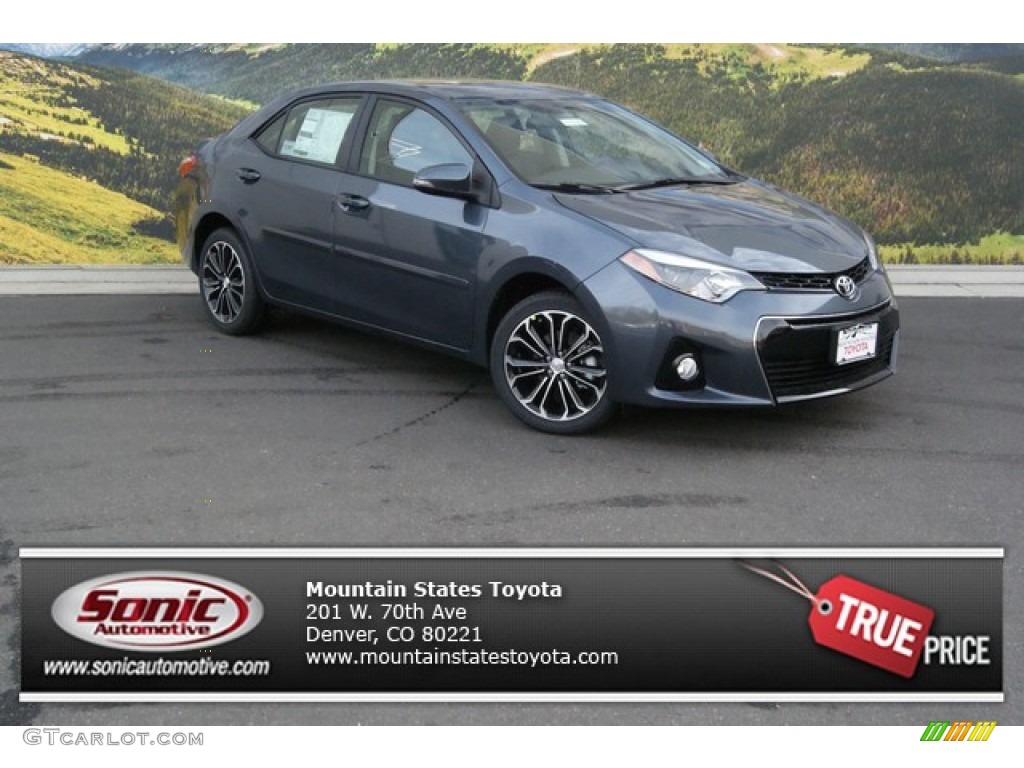 2014 Corolla S - Slate Metallic / Steel Blue photo #1