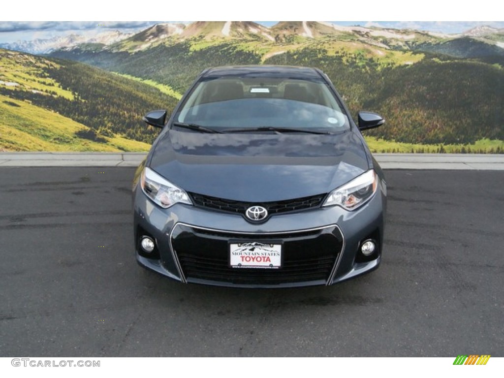 2014 Corolla S - Slate Metallic / Steel Blue photo #2