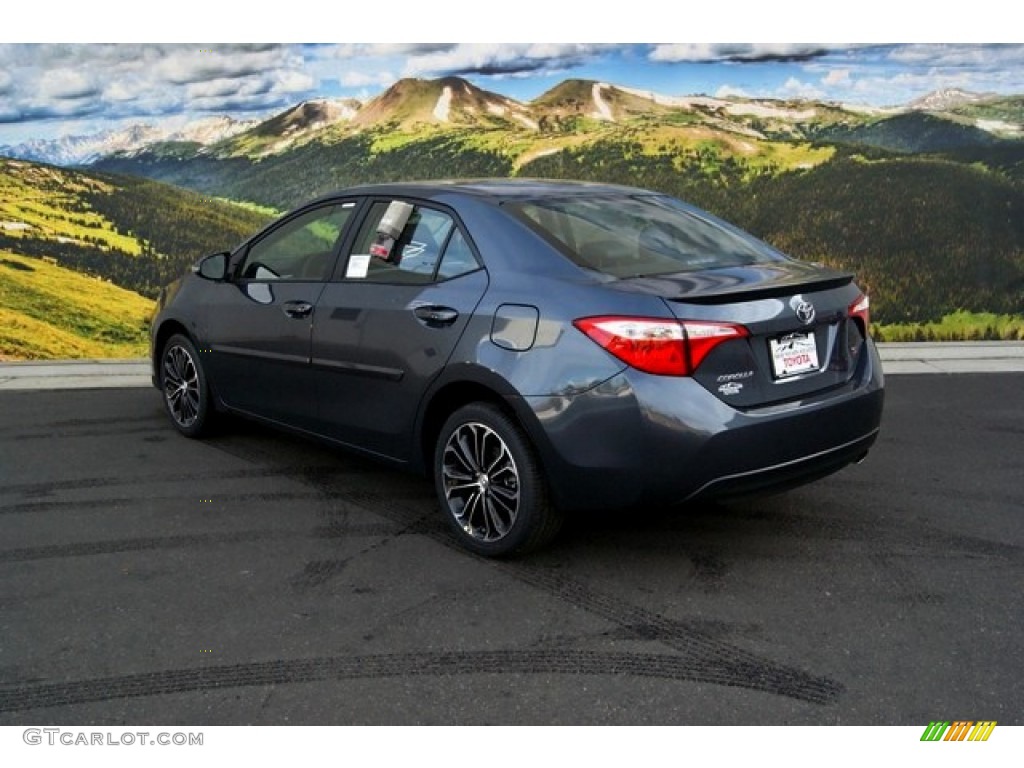2014 Corolla S - Slate Metallic / Steel Blue photo #3