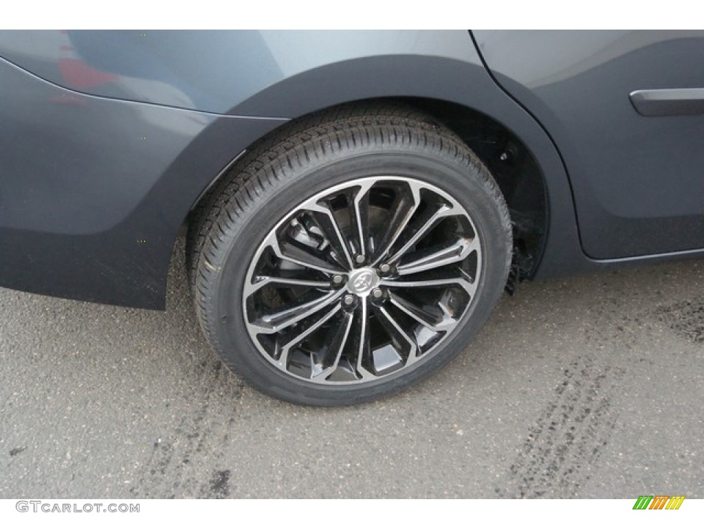 2014 Corolla S - Slate Metallic / Steel Blue photo #9