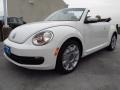 2014 Pure White Volkswagen Beetle 2.5L Convertible  photo #3