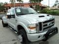 2008 Silver Metallic Ford F350 Super Duty FX4 Crew Cab 4x4 Dually  photo #2