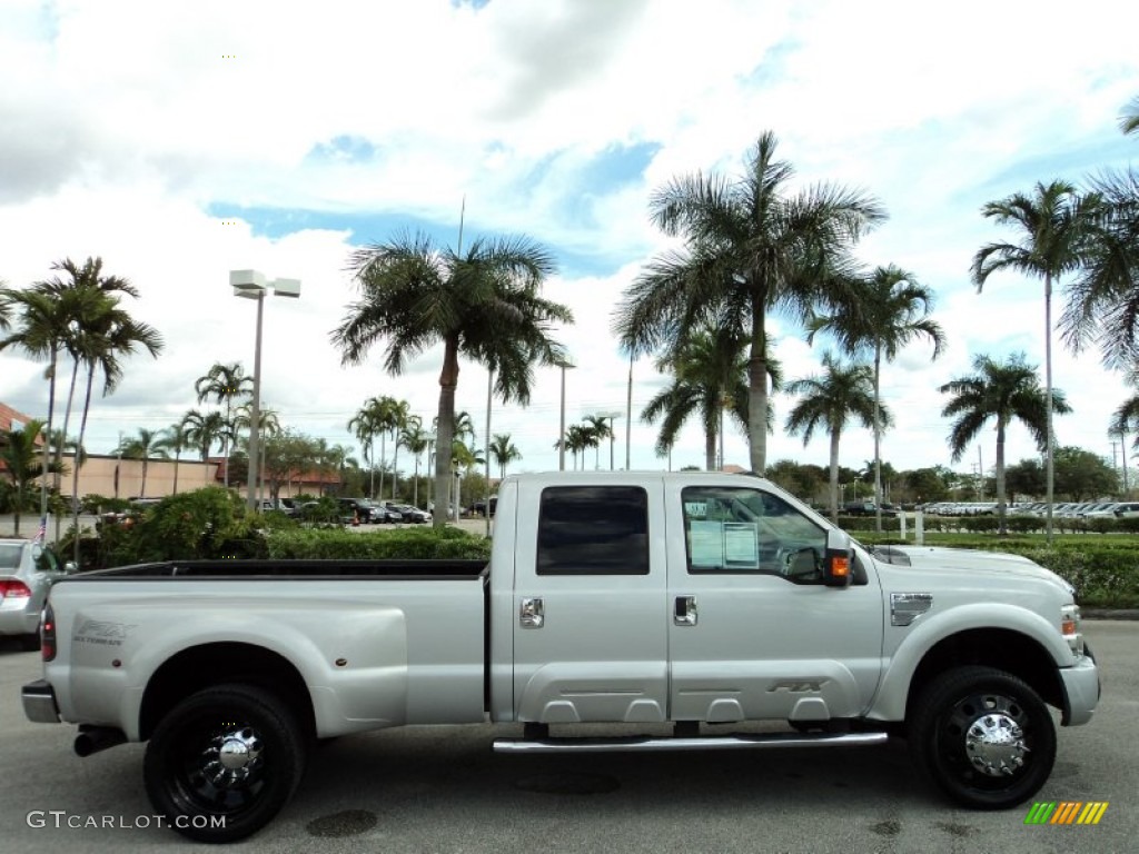 2008 F350 Super Duty FX4 Crew Cab 4x4 Dually - Silver Metallic / Black photo #8