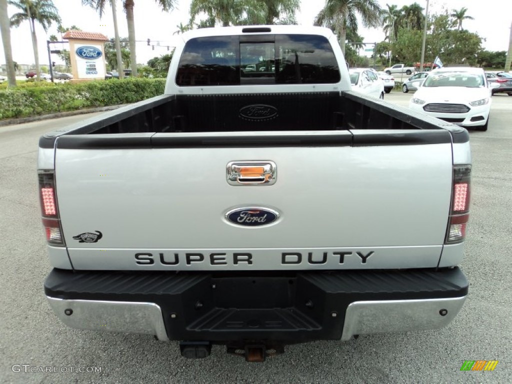 2008 F350 Super Duty FX4 Crew Cab 4x4 Dually - Silver Metallic / Black photo #10