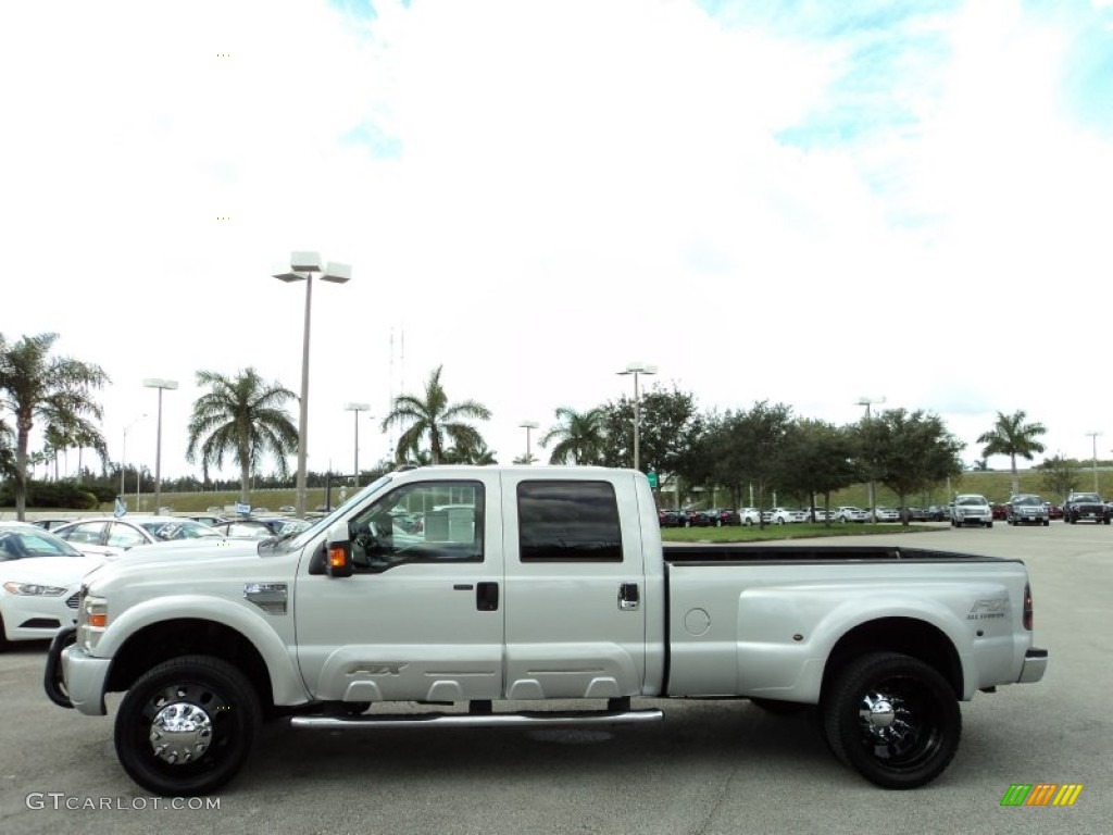 2008 F350 Super Duty FX4 Crew Cab 4x4 Dually - Silver Metallic / Black photo #20