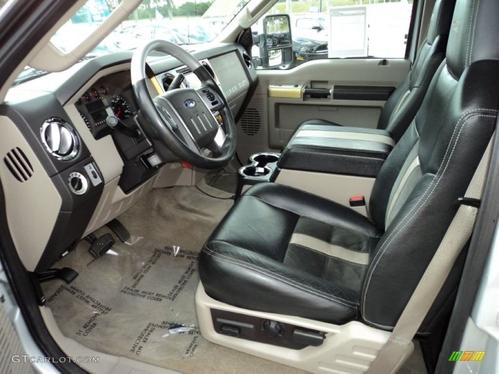 2008 F350 Super Duty FX4 Crew Cab 4x4 Dually - Silver Metallic / Black photo #29
