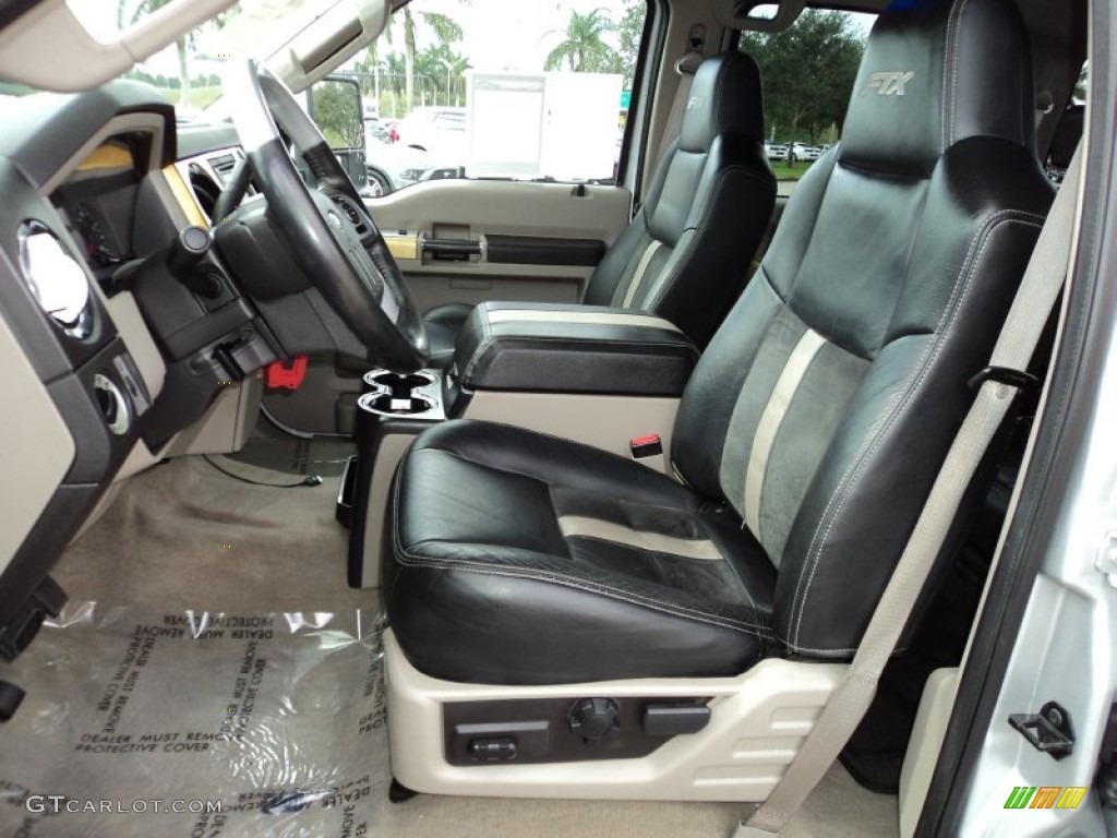 2008 F350 Super Duty FX4 Crew Cab 4x4 Dually - Silver Metallic / Black photo #30