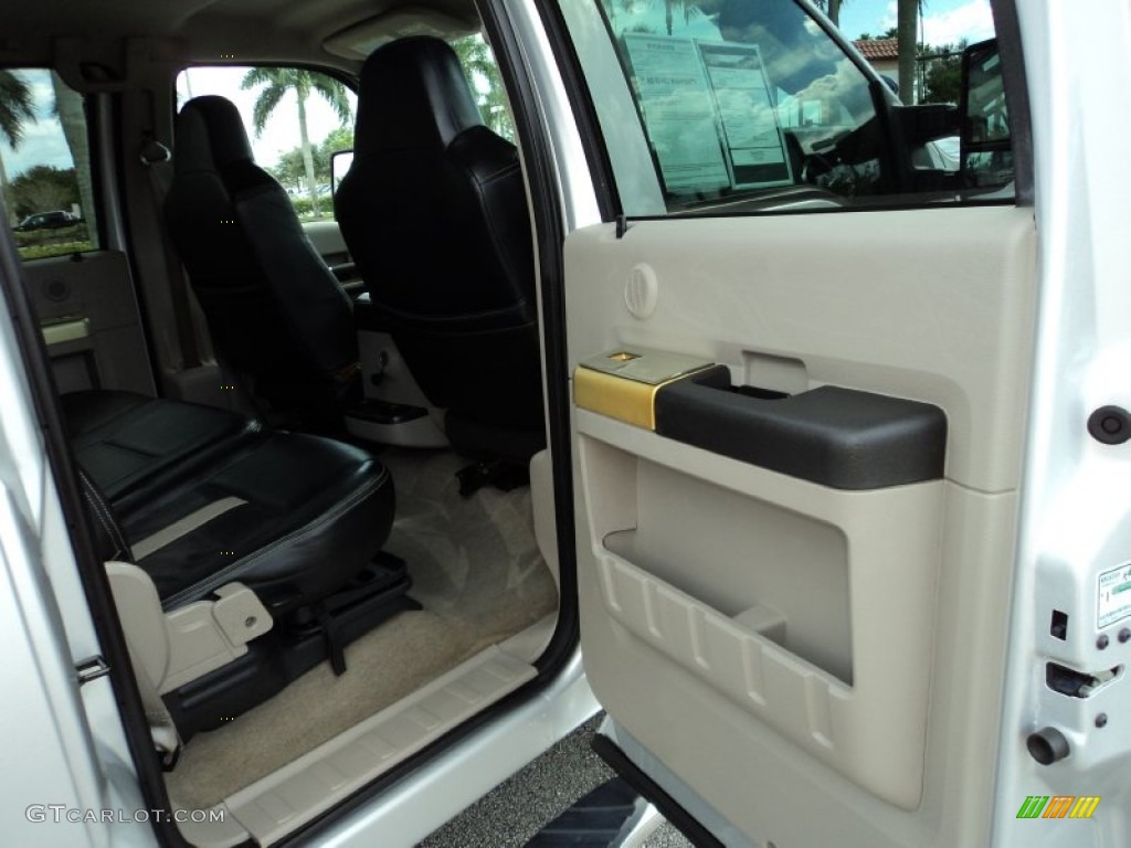2008 F350 Super Duty FX4 Crew Cab 4x4 Dually - Silver Metallic / Black photo #33