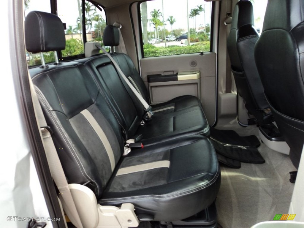 2008 F350 Super Duty FX4 Crew Cab 4x4 Dually - Silver Metallic / Black photo #34