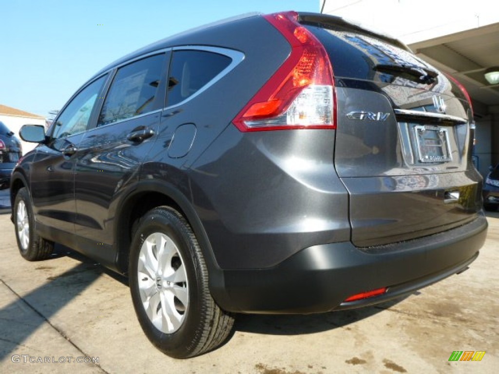 2014 CR-V EX-L AWD - Polished Metal Metallic / Gray photo #3