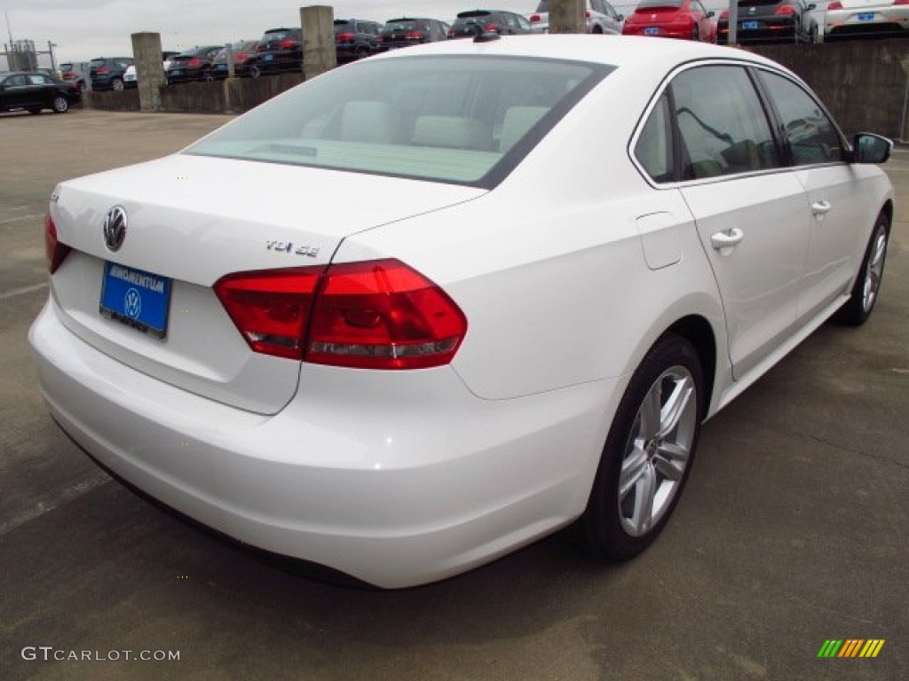 2014 Passat TDI SE - Candy White / Cornsilk Beige photo #6