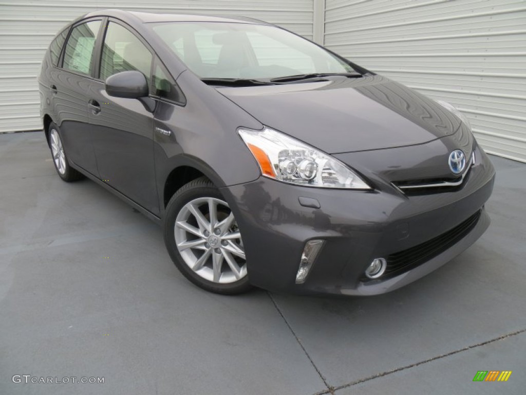 2014 Prius v Five - Magnetic Gray Metallic / Misty Gray photo #1