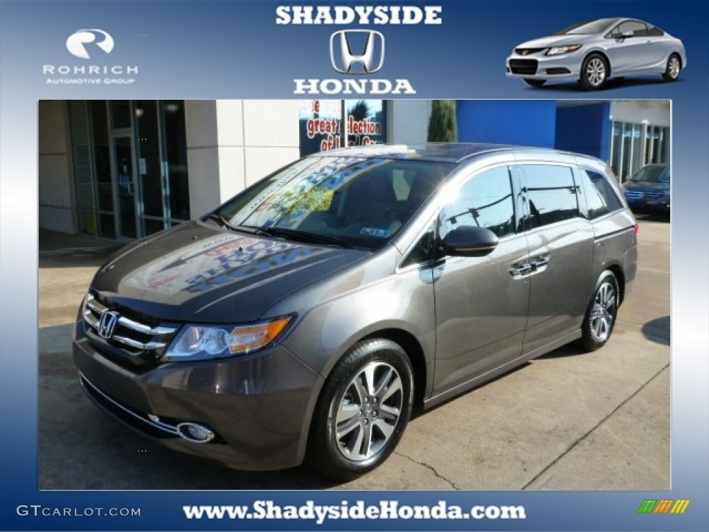 2014 Odyssey Touring Elite - Smoky Topaz Metallic / Truffle photo #1