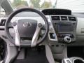 2014 Toyota Prius v Misty Gray Interior Dashboard Photo