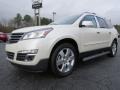 White Diamond Tricoat - Traverse LTZ Photo No. 3