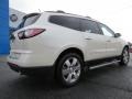 2014 White Diamond Tricoat Chevrolet Traverse LTZ  photo #7