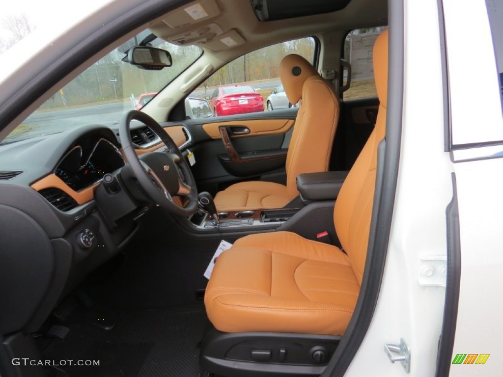 2014 Chevrolet Traverse LTZ Front Seat Photo #88565810