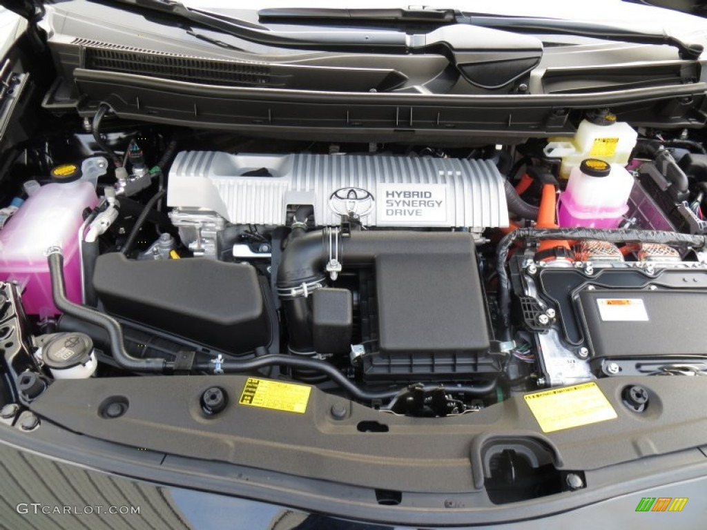 2014 Toyota Prius Two Hybrid 1.8 Liter DOHC 16-Valve VVT-i 4 Cylinder/Electric Hybrid Engine Photo #88565816