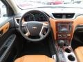 Ebony/Mojave 2014 Chevrolet Traverse LTZ Dashboard